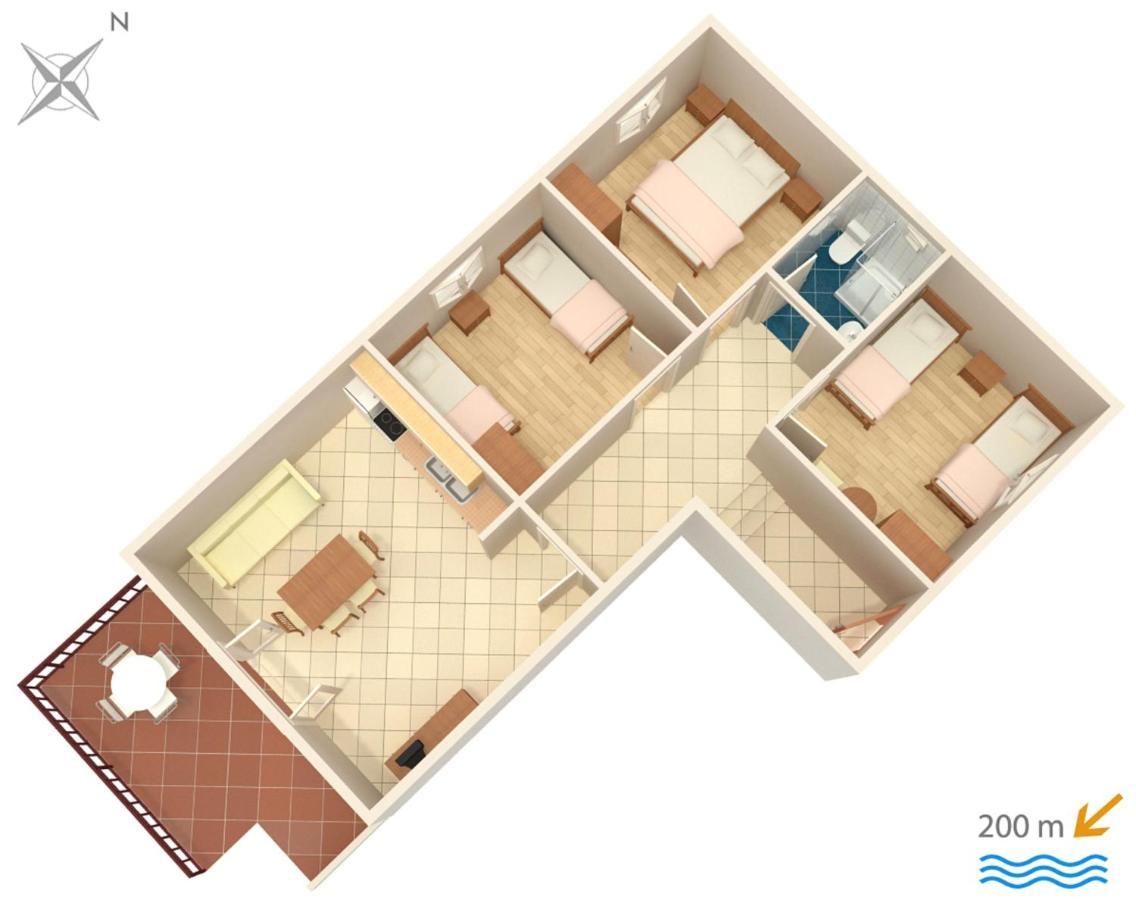 Apartments With A Parking Space Srima - Vodice, Vodice - 6099 Exterior foto